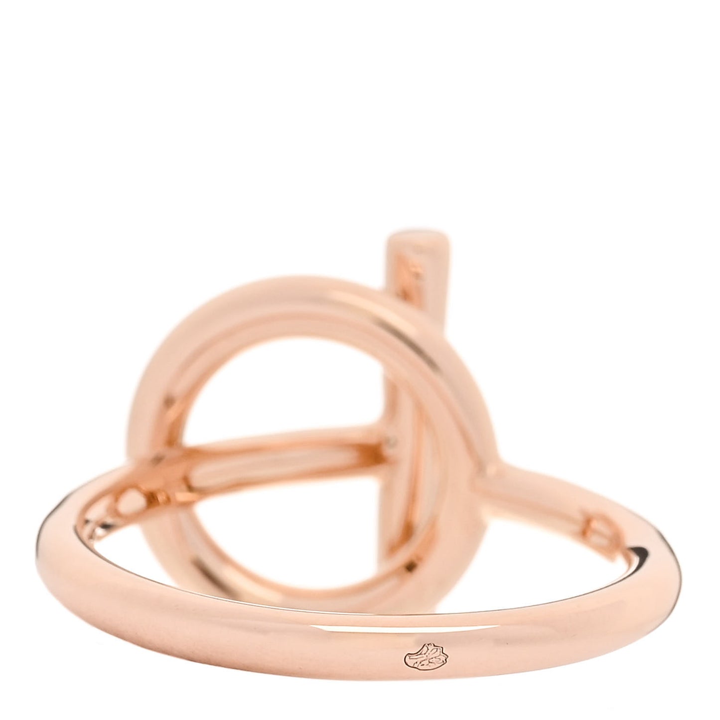 18K Rose Gold Diamond PM Echappee Ring 50 5.25