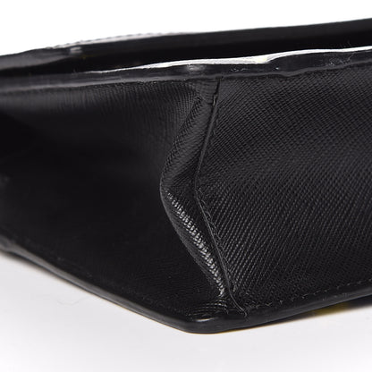 Prada Saffiano Print Wristlet Black 8 of 11