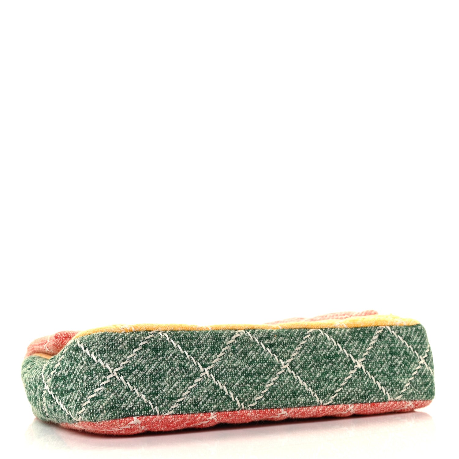 Chanel Jersey Quilted Jumbo Fabrics and Co Flap Multicolor 4 of 9