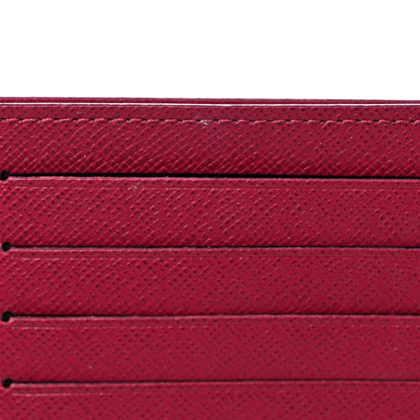 Calfskin Felicie Card Holder Insert Fuchsia