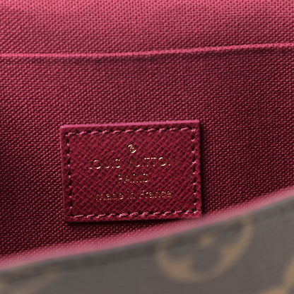 Louis Vuitton Monogram Pochette Felicie Chain Wallet Fuchsia 6 of 10
