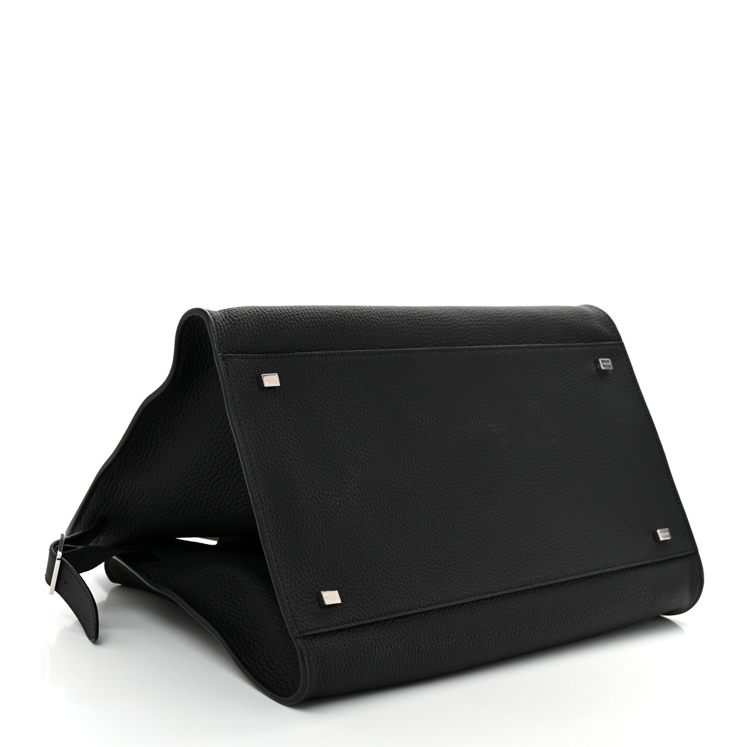 The Row Matte Grained Calfskin Soft Margaux 15 Black 4 of 9