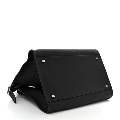 The Row Matte Grained Calfskin Soft Margaux 15 Black 4 of 9