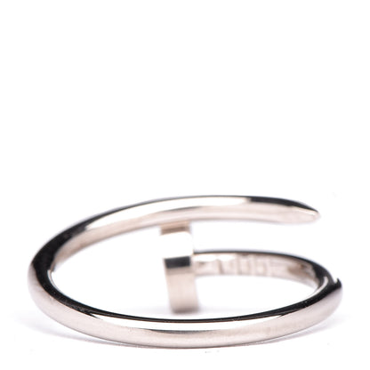 Cartier 18K White Gold Small Juste Un Clou Ring 49 4.75 4 of 7