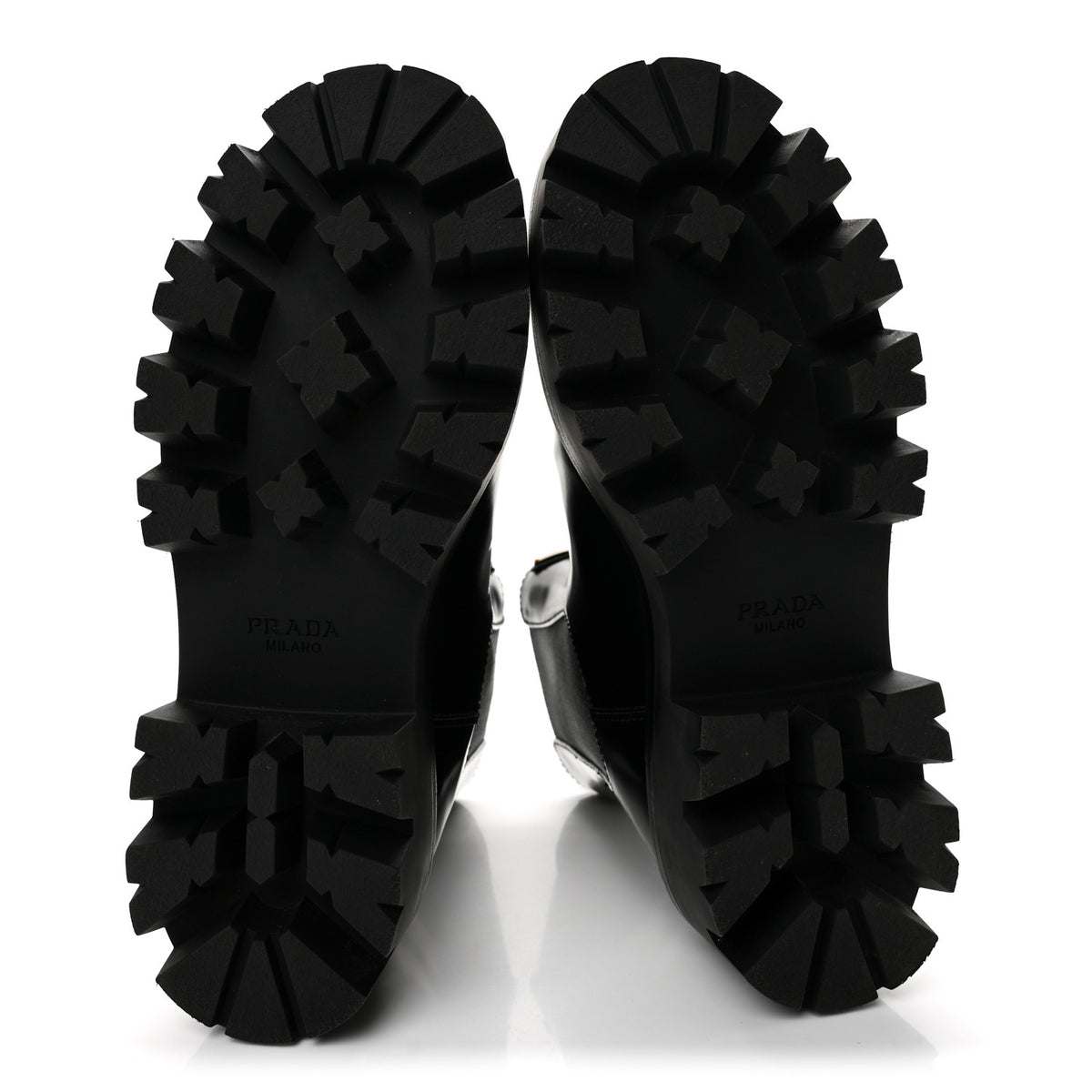 Brushed Calfskin Stride Triangle Booties 36.5 Black