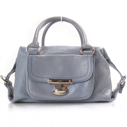 Marc Jacobs Leather Soft Satchel Cornflower 1 of 10