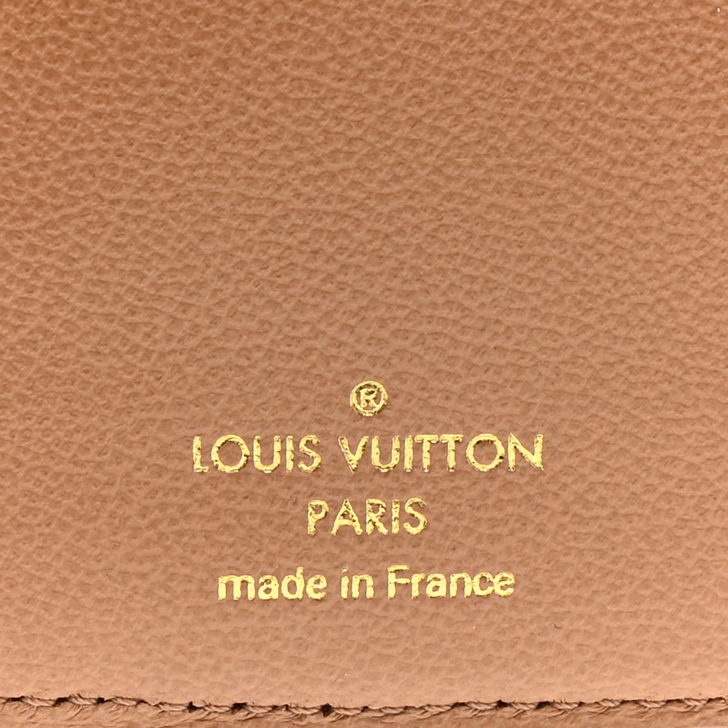 Louis Vuitton Lambskin Embossed Monogram Lou Coussin Wallet Camel 6 of 7