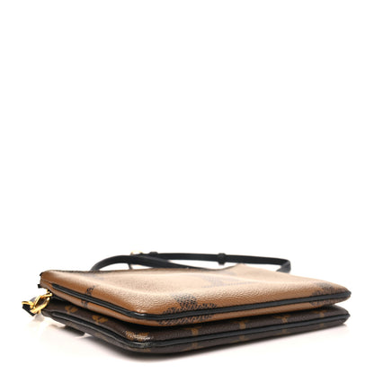 Louis Vuitton Reverse Monogram Giant Double Zip Pochette 4 of 12
