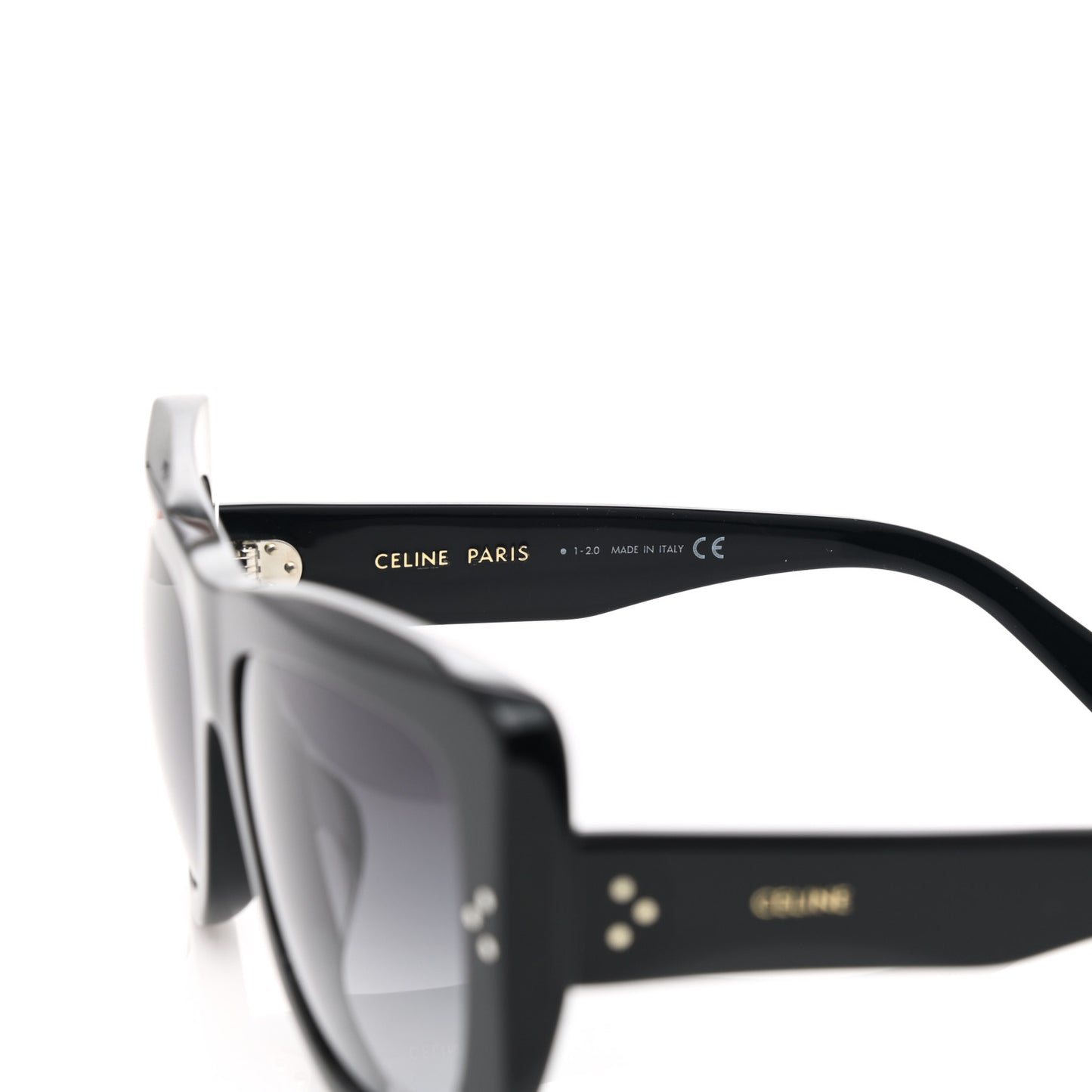 Acetate Square Sunglasses CL40157U Black