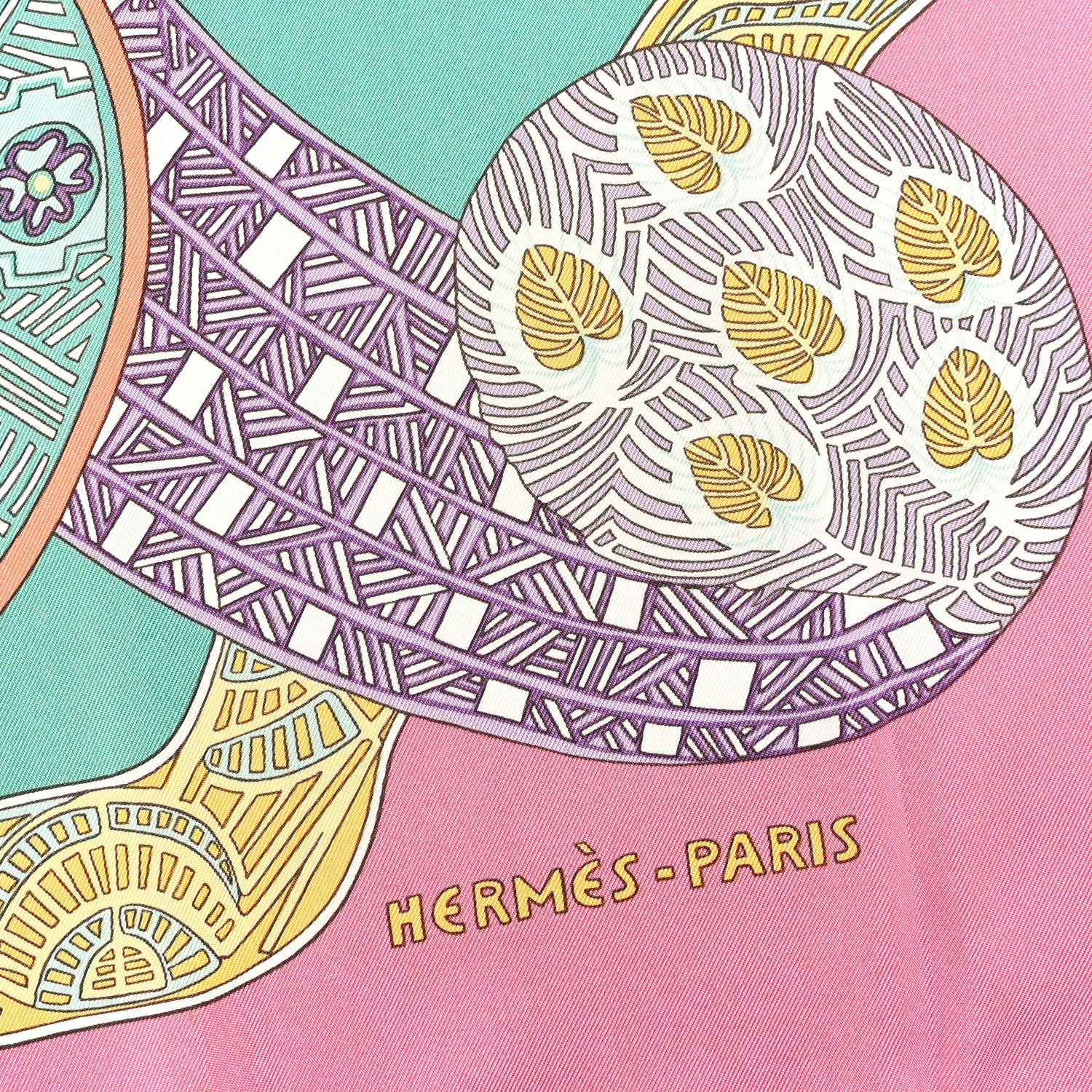 Hermes Silk Art Des Steppes Scarf 90 2 of 4