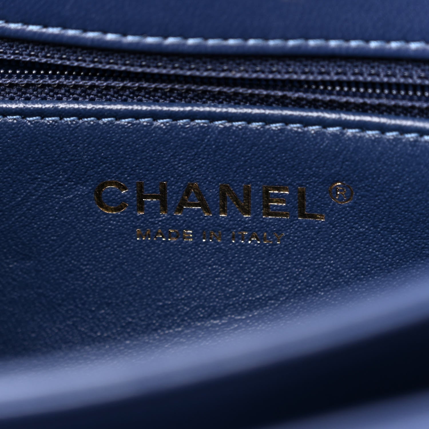 Chanel Lambskin Quilted Medium Trendy CC Flap Dual Handle Bag Blue 6 of 11