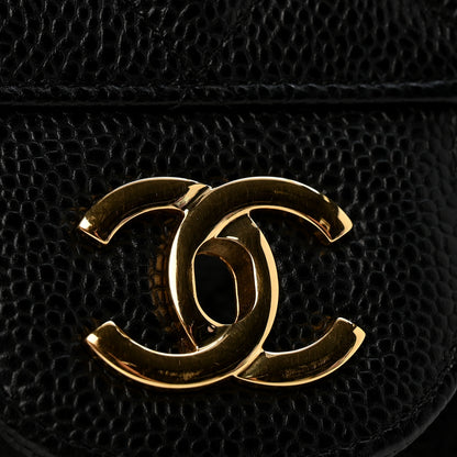 Chanel Caviar Quilted Jumbo Double Flap Black 12 of 13