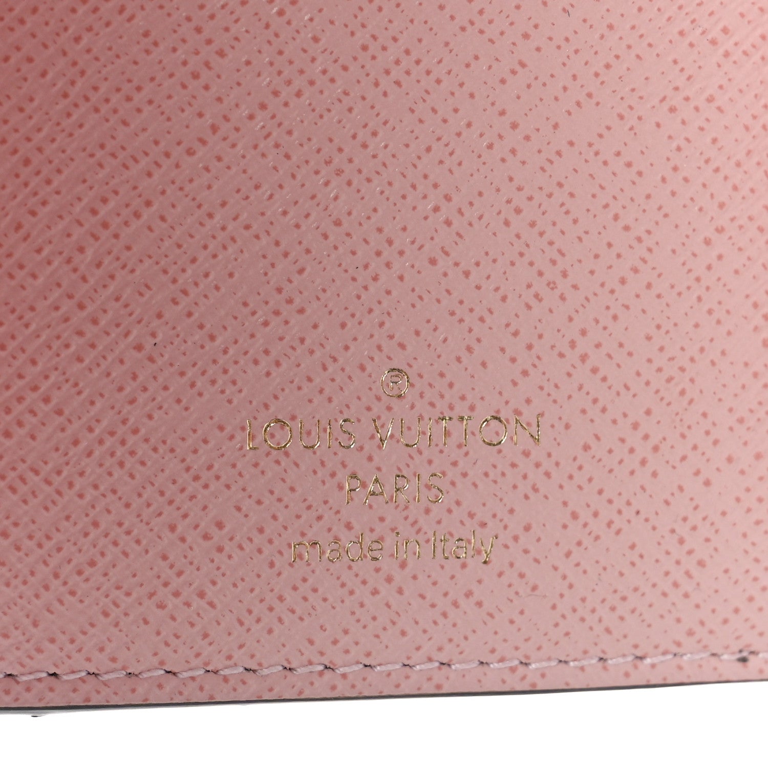 Louis Vuitton Damier Ebene Victorine Wallet Rose Ballerine 6 of 9