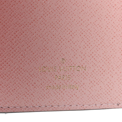 Louis Vuitton Damier Ebene Victorine Wallet Rose Ballerine 6 of 9