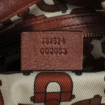 Gucci Leather Guccissima Trim Large Signoria Hobo Brown 6 of 7