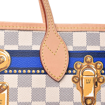 Louis Vuitton Damier Azur Summer Trunks Mykonos Neo Neverfull MM 13 of 14
