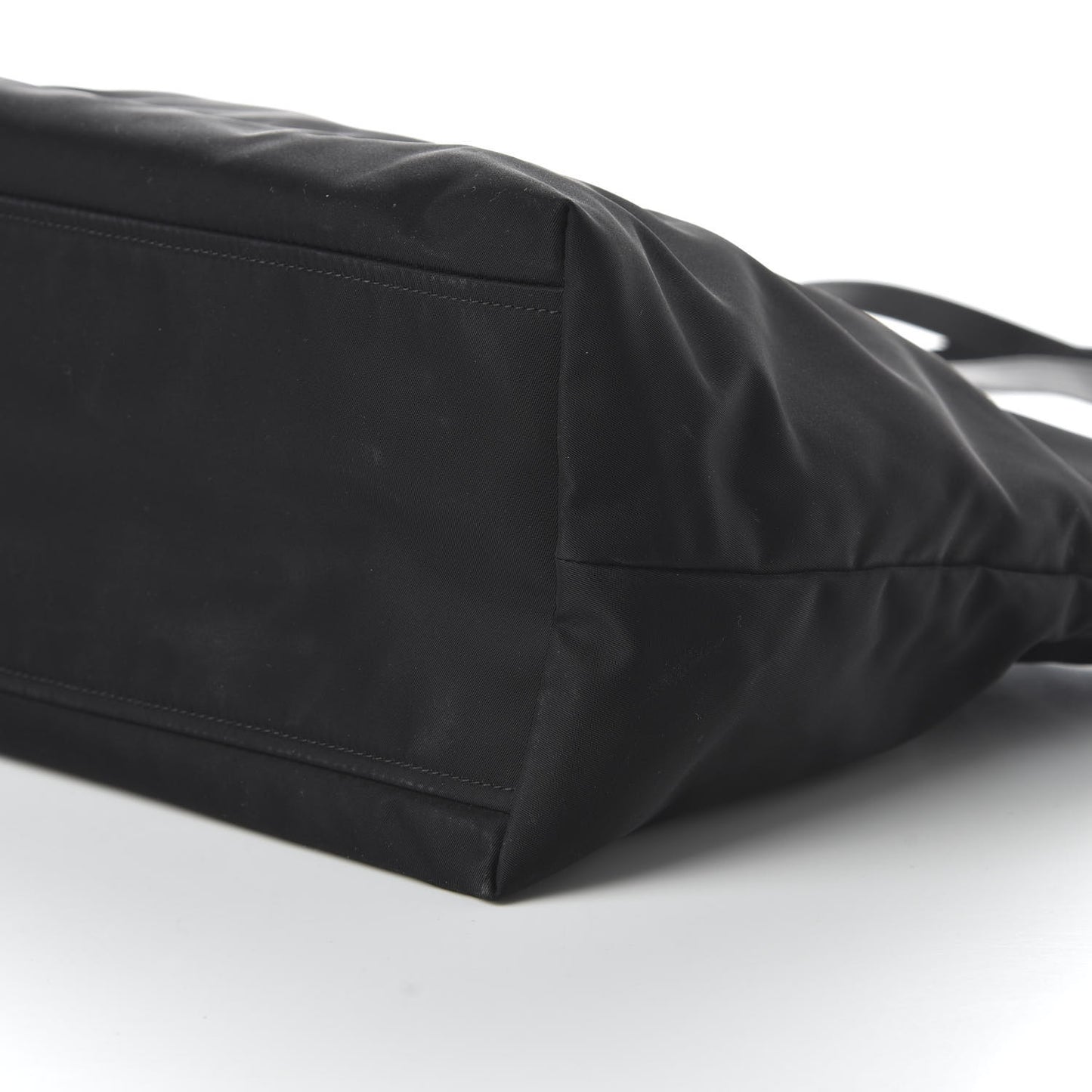 Tessuto Nylon Saffiano Tote Black