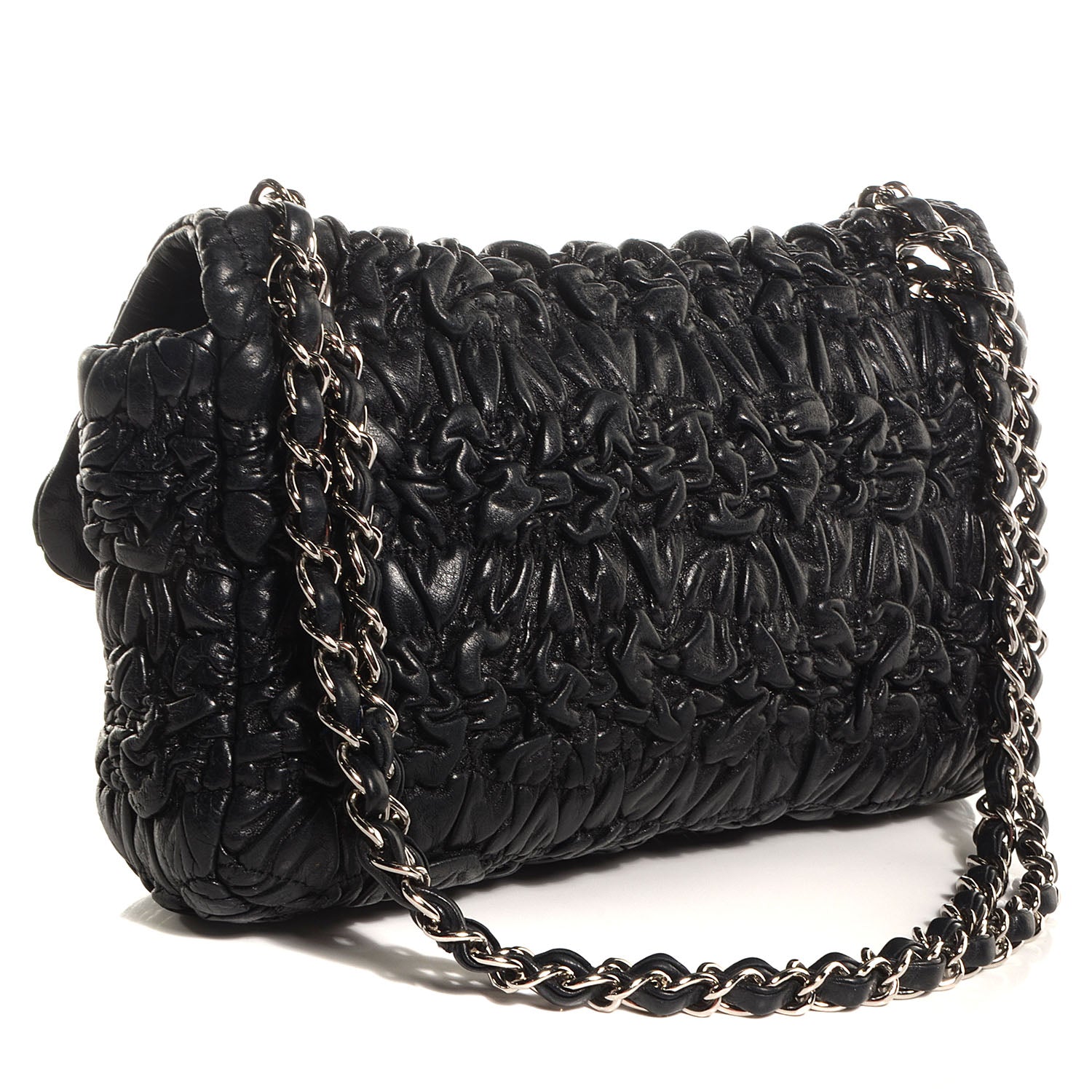 Chanel Lambskin Astrakan Small Flap Black 3 of 8