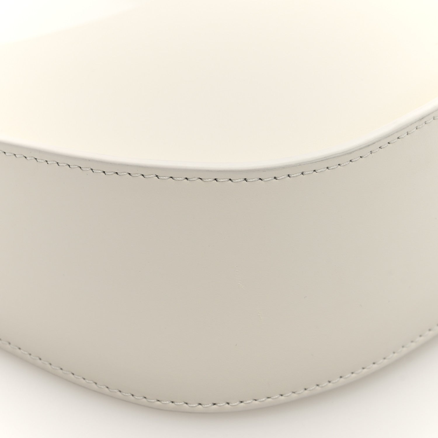 The Row Smooth Calfskin Half Moon Shoulder Bag New Ivory 8 of 9