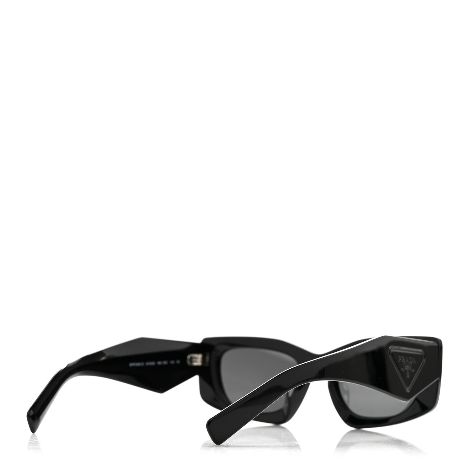 Prada Acetate Symbole Sunglasses SPR D03 Black 4 of 9