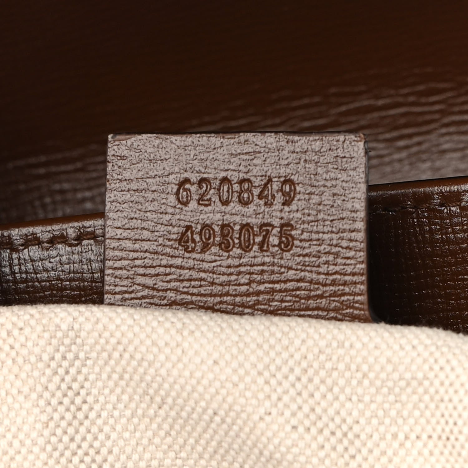 Gucci GG Supreme Monogram Calfskin Horsebit 1955 Single Buckle Backpack Beige Brown Sugar 7 of 17
