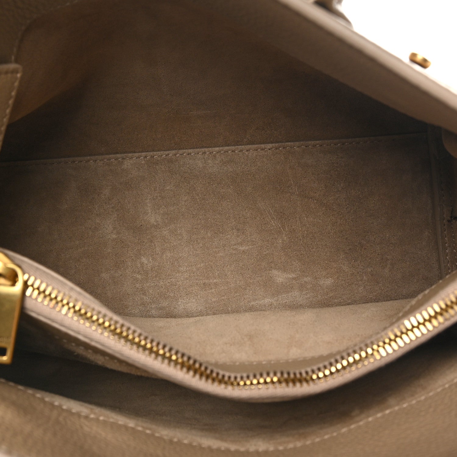 Saint Laurent Grained Calfskin Baby Sac De Jour Souple Dark Beige 6 of 10