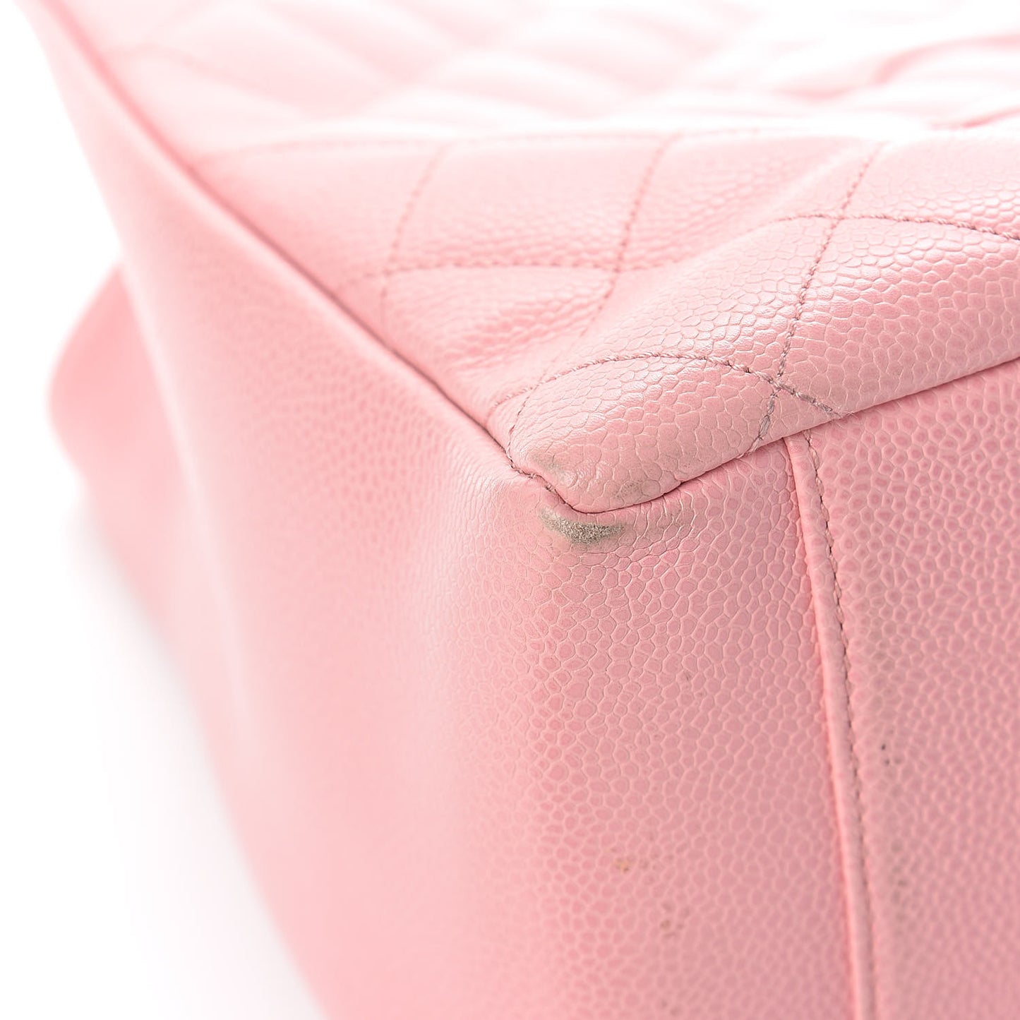 Caviar Quilted Grand Shopping Tote GST Pink