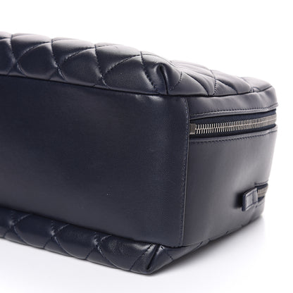 Chanel Lambskin Quilted Medium Trendy CC Bowling Bag Navy 12 of 12