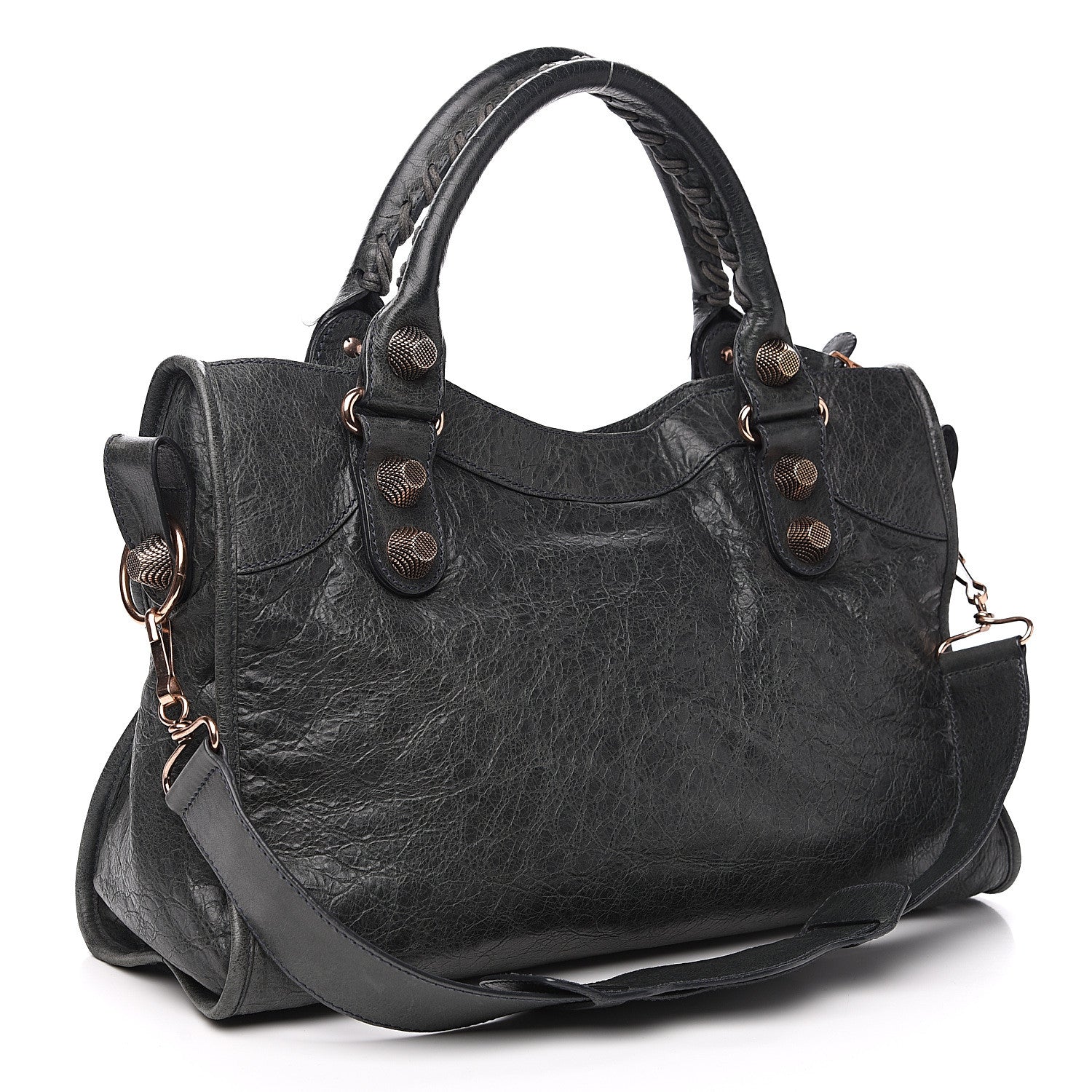 Balenciaga Agneau Giant 21 Rose Gold Hardware City Anthracite 2 of 13