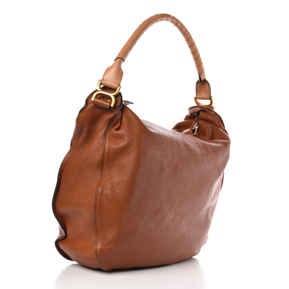 Chloe Calfskin Large Marcie Hobo Mahogany 3 of 13