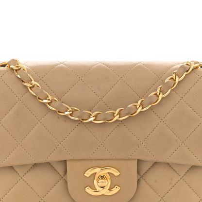 Chanel Lambskin Quilted Small Double Flap Beige 8 of 15