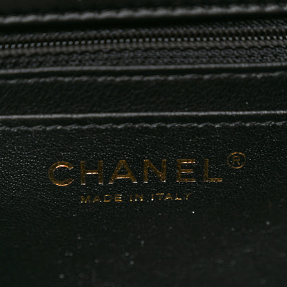 Chanel Lambskin Quilted Mini Square Flap Black 5 of 10