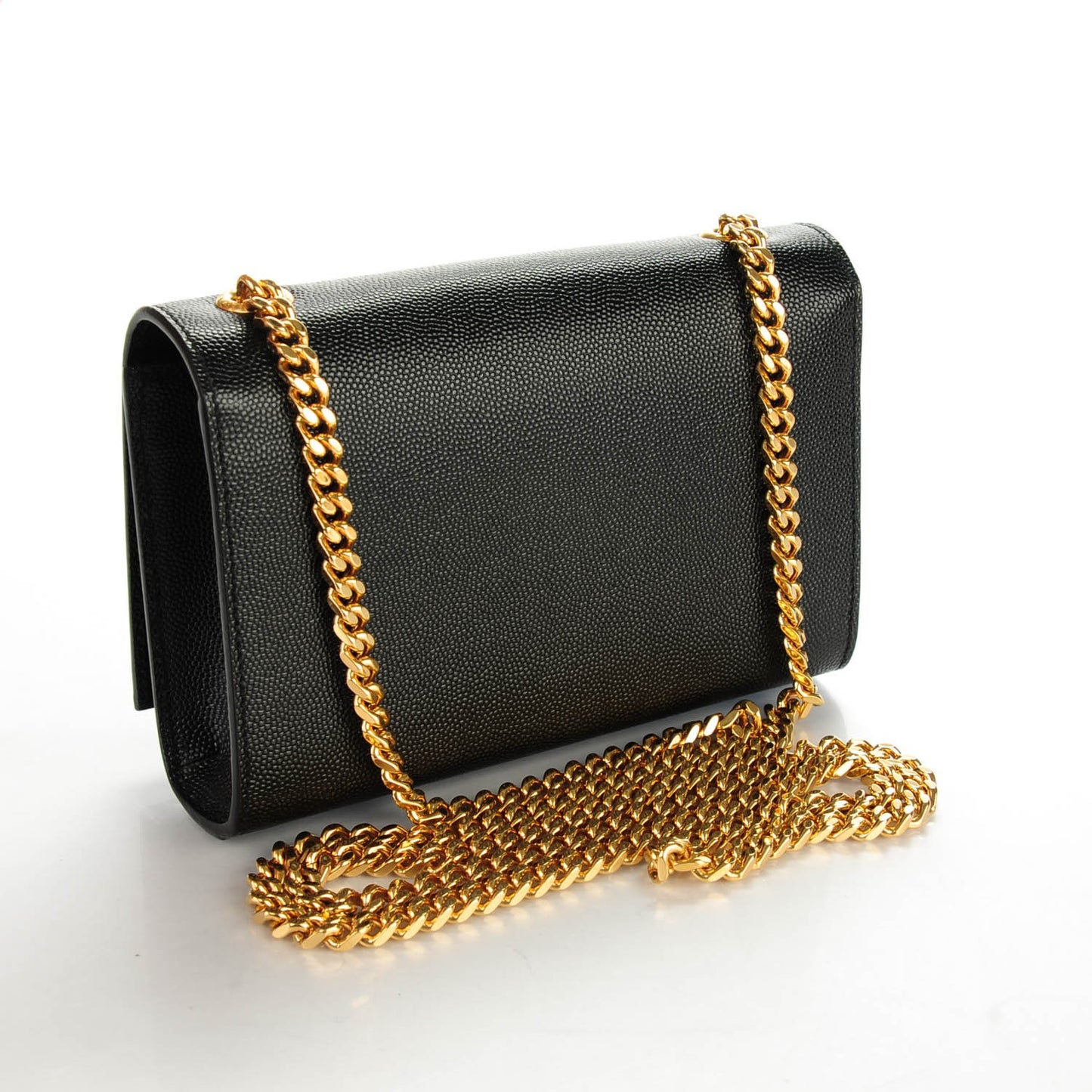 Grain De Poudre Small Monogram Kate Satchel Black