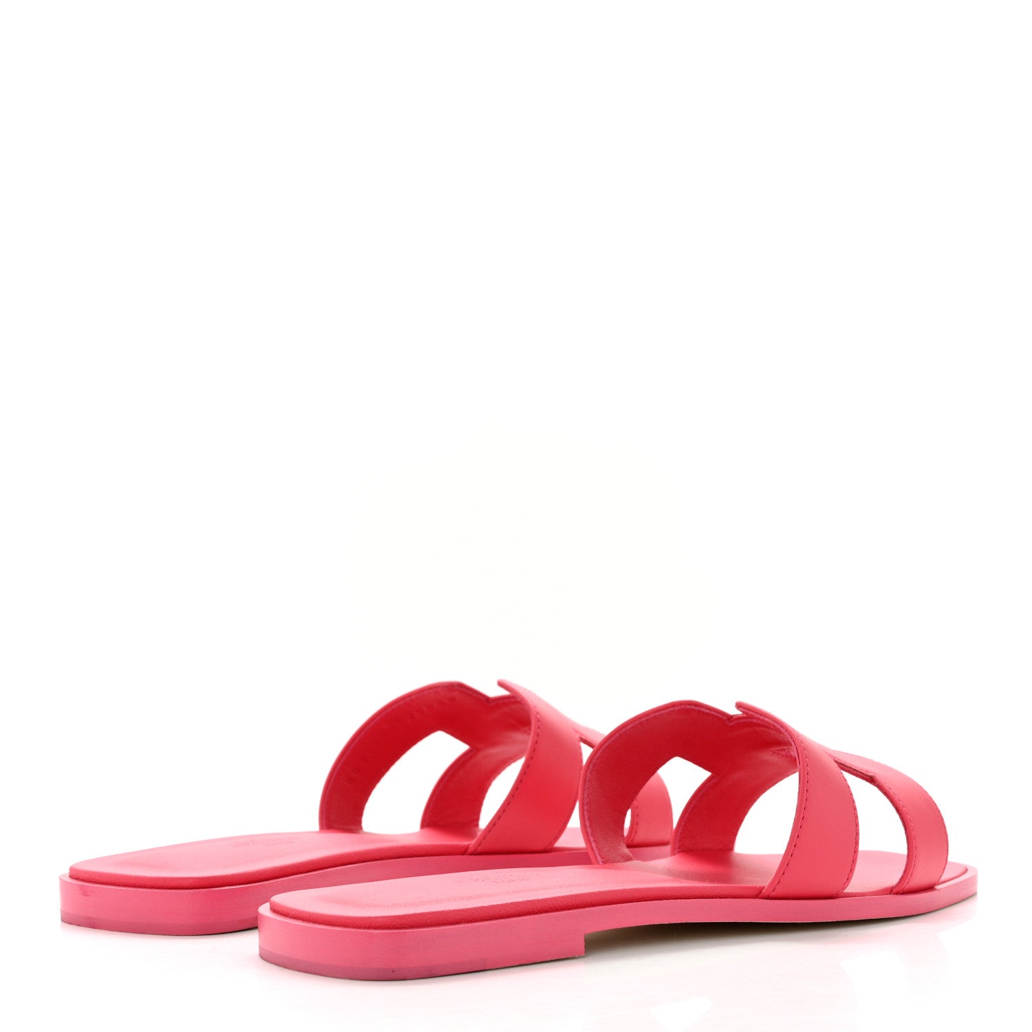 Hermes Calfskin Oran Sandals 40 Rose Vinicunca 4 of 9