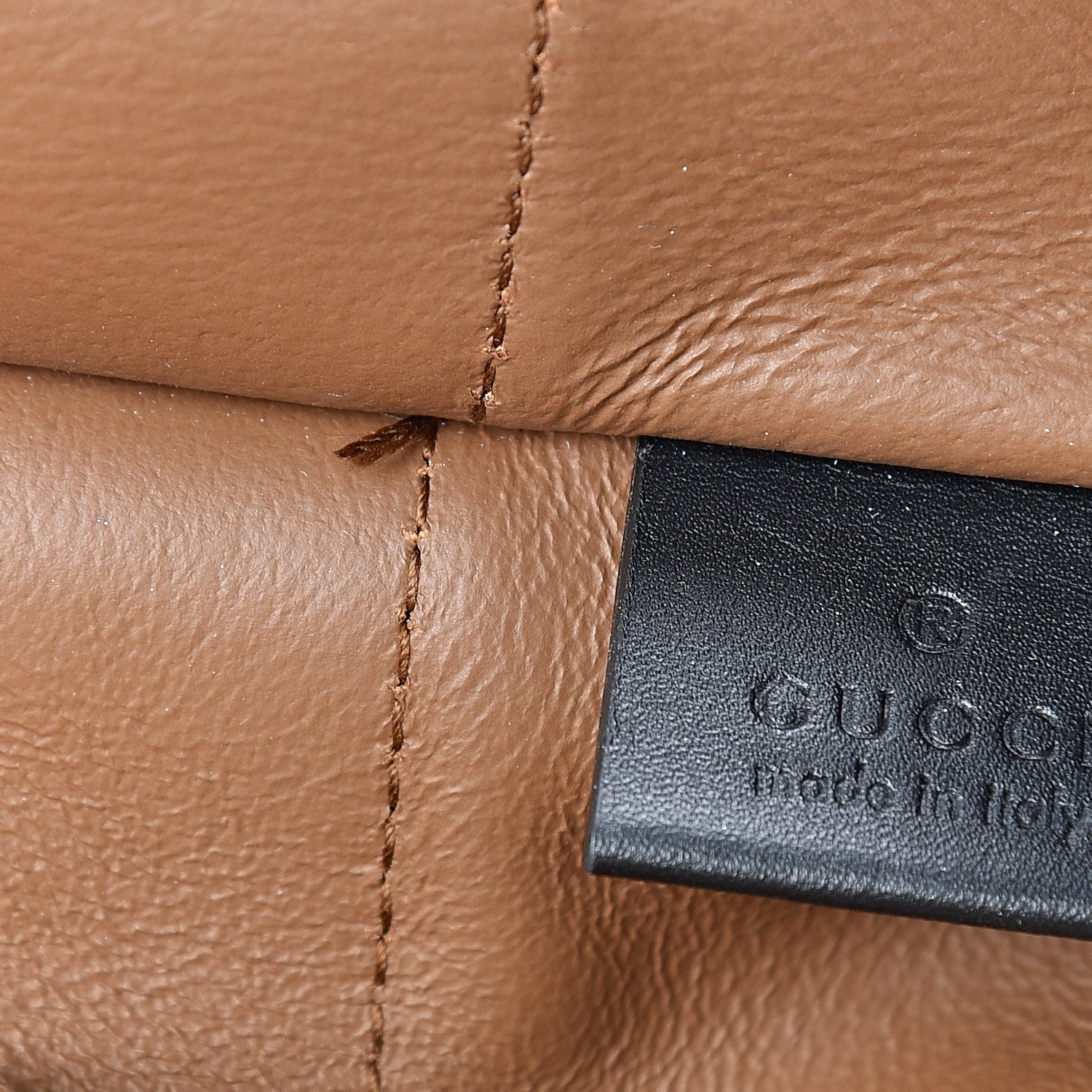 Gucci Suede Patent Large Rajah Chain Tote Nocciola Black 11 of 12