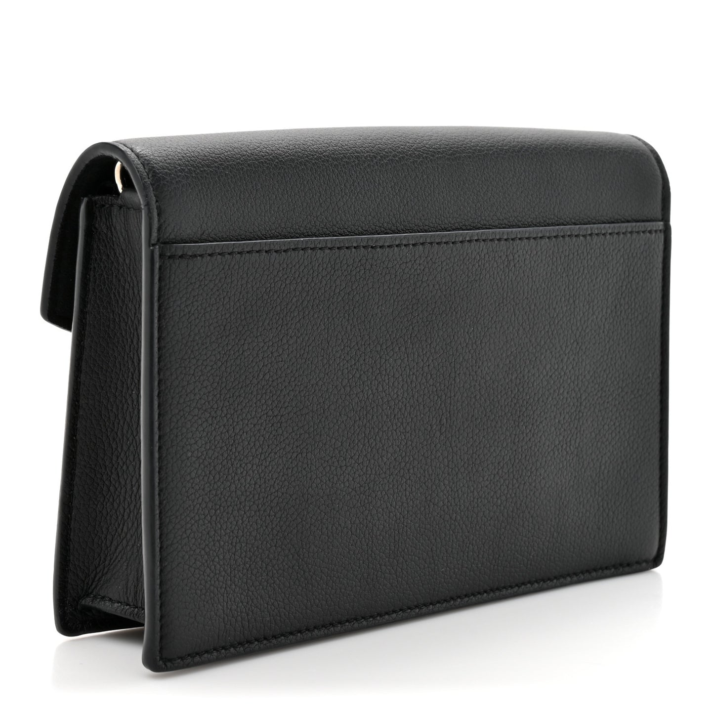 Soft Calfskin My Lockme Chain Pochette Black