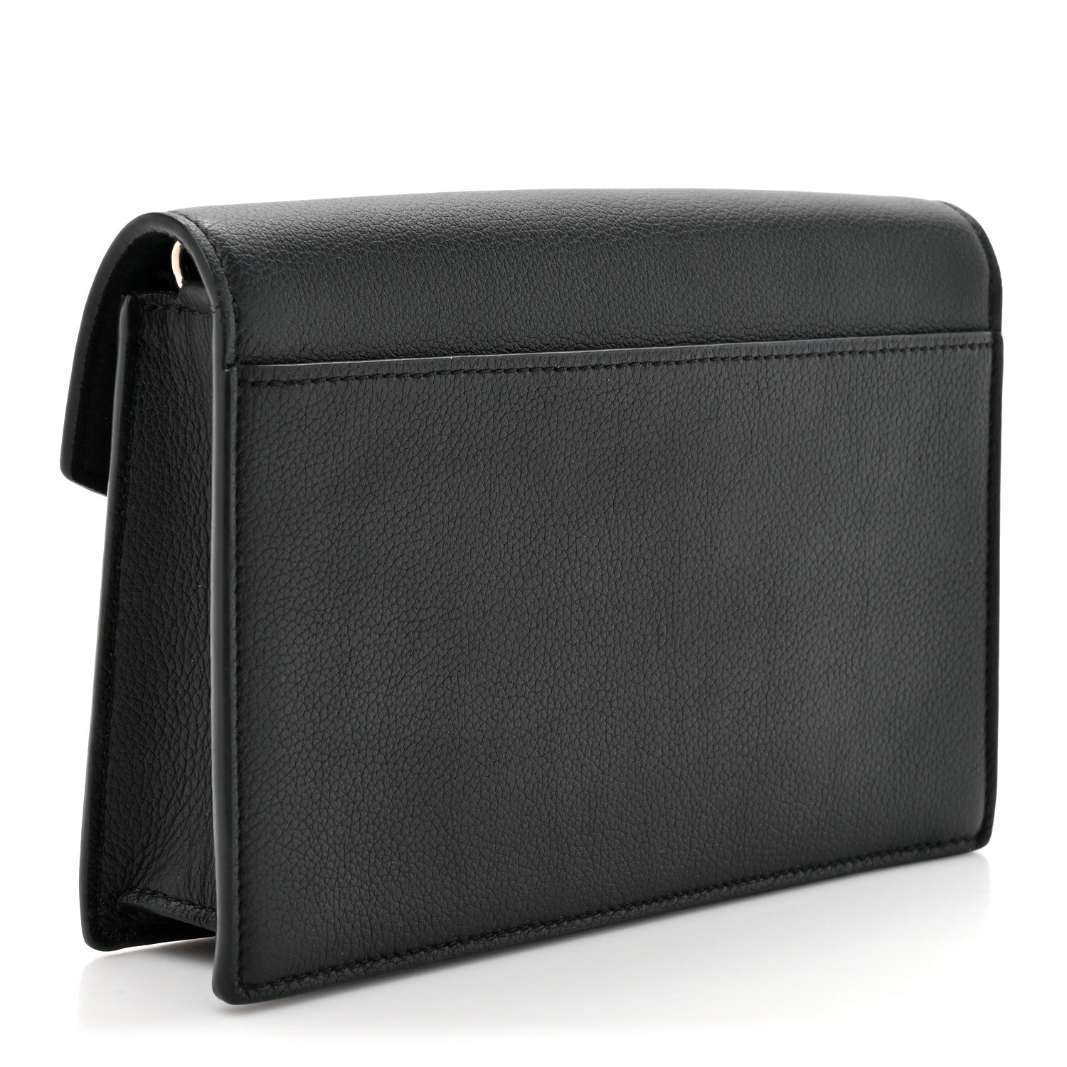 Louis Vuitton Soft Calfskin My Lockme Chain Pochette Black 3 of 9