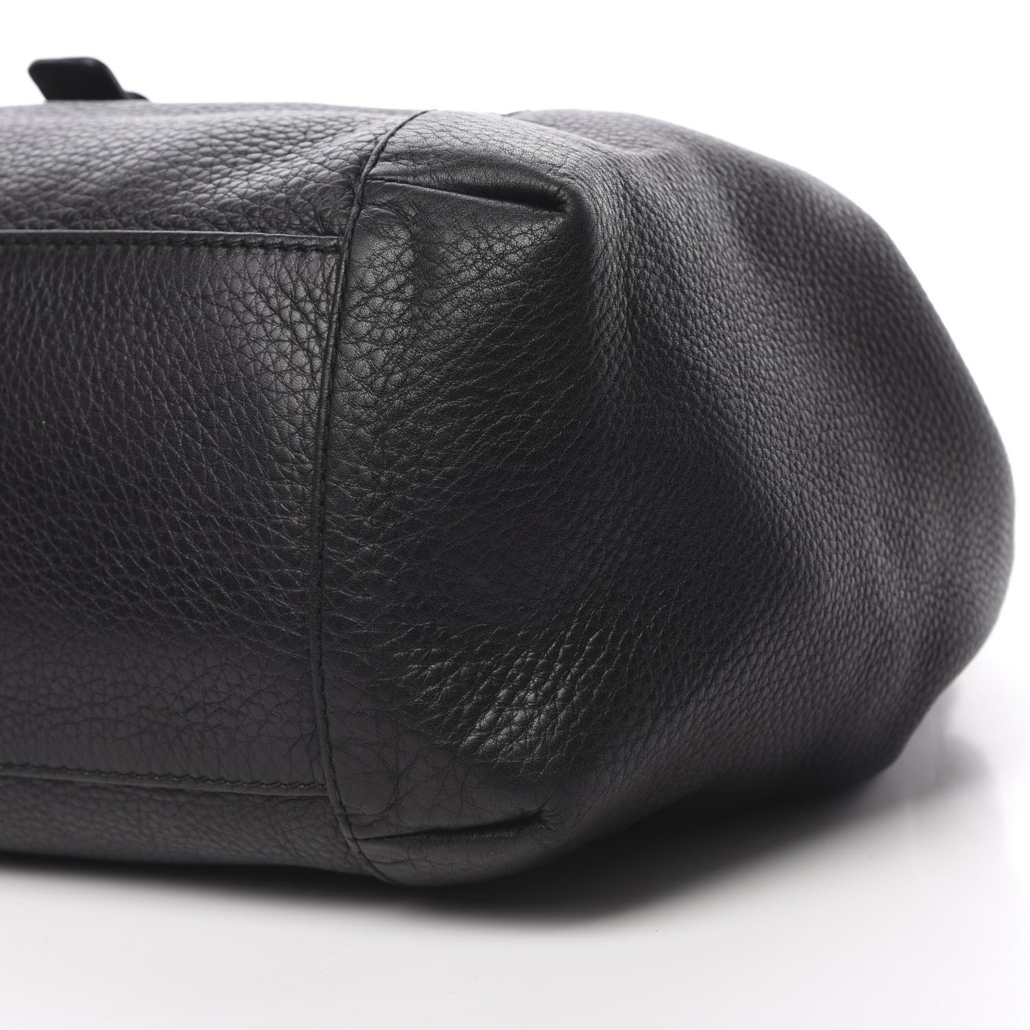 Gucci Pebbled Calfskin Medium Greenwich Shoulder Bag Black 10 of 12