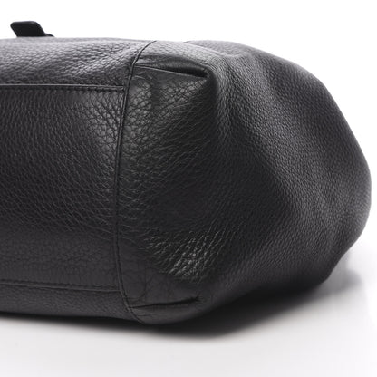 Gucci Pebbled Calfskin Medium Greenwich Shoulder Bag Black 10 of 12