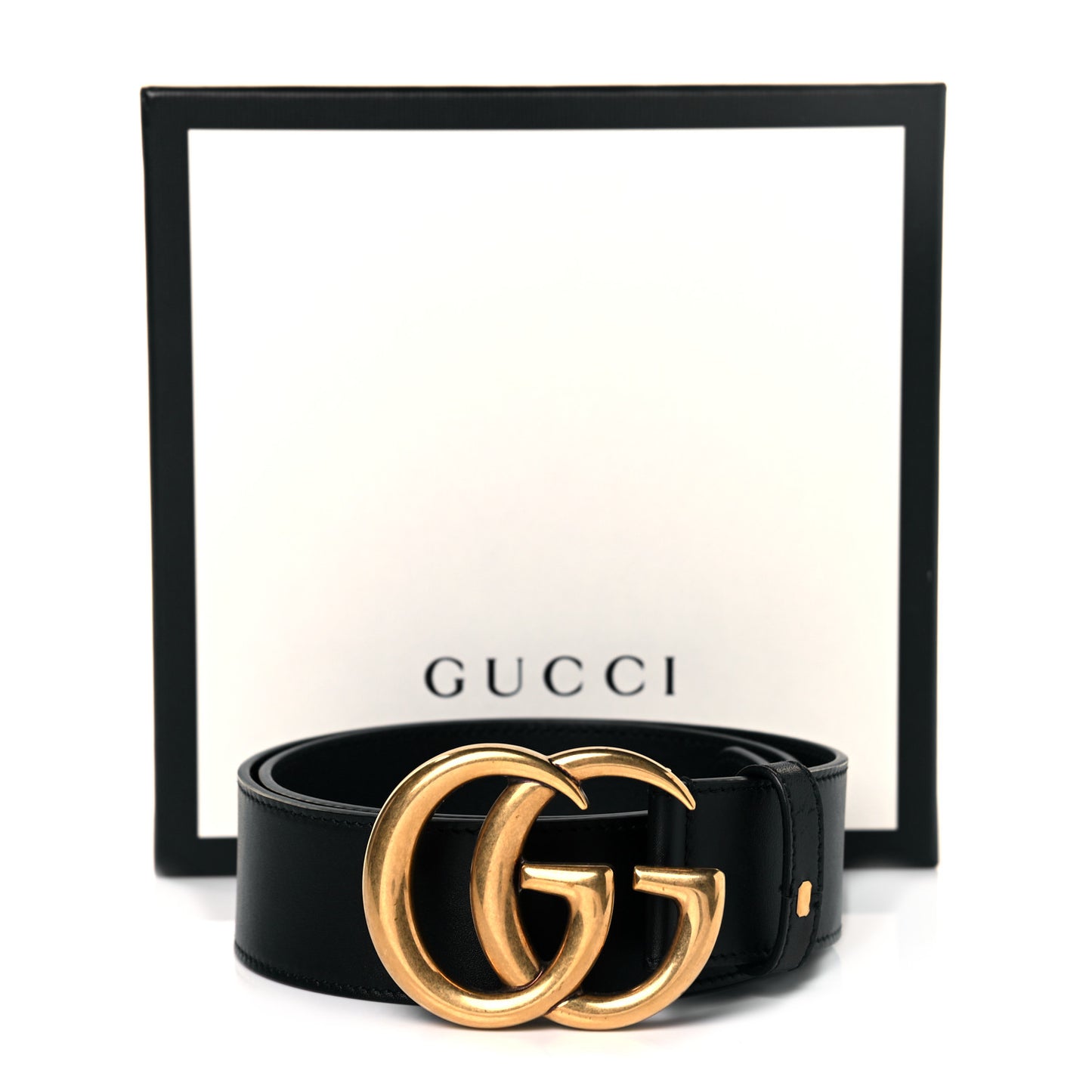 Calfskin Double G 40mm Belt 75 30 Black
