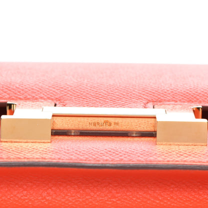 Hermes Epsom Constance 18 Poppy 10 of 16
