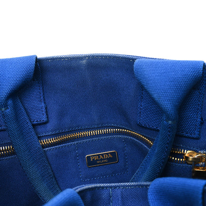 Prada Canapa Logo Tote Cobalto 10 of 12