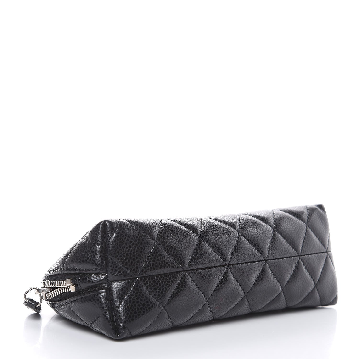 Chanel Caviar Quilted Cosmetic Case Black 4 of 12
