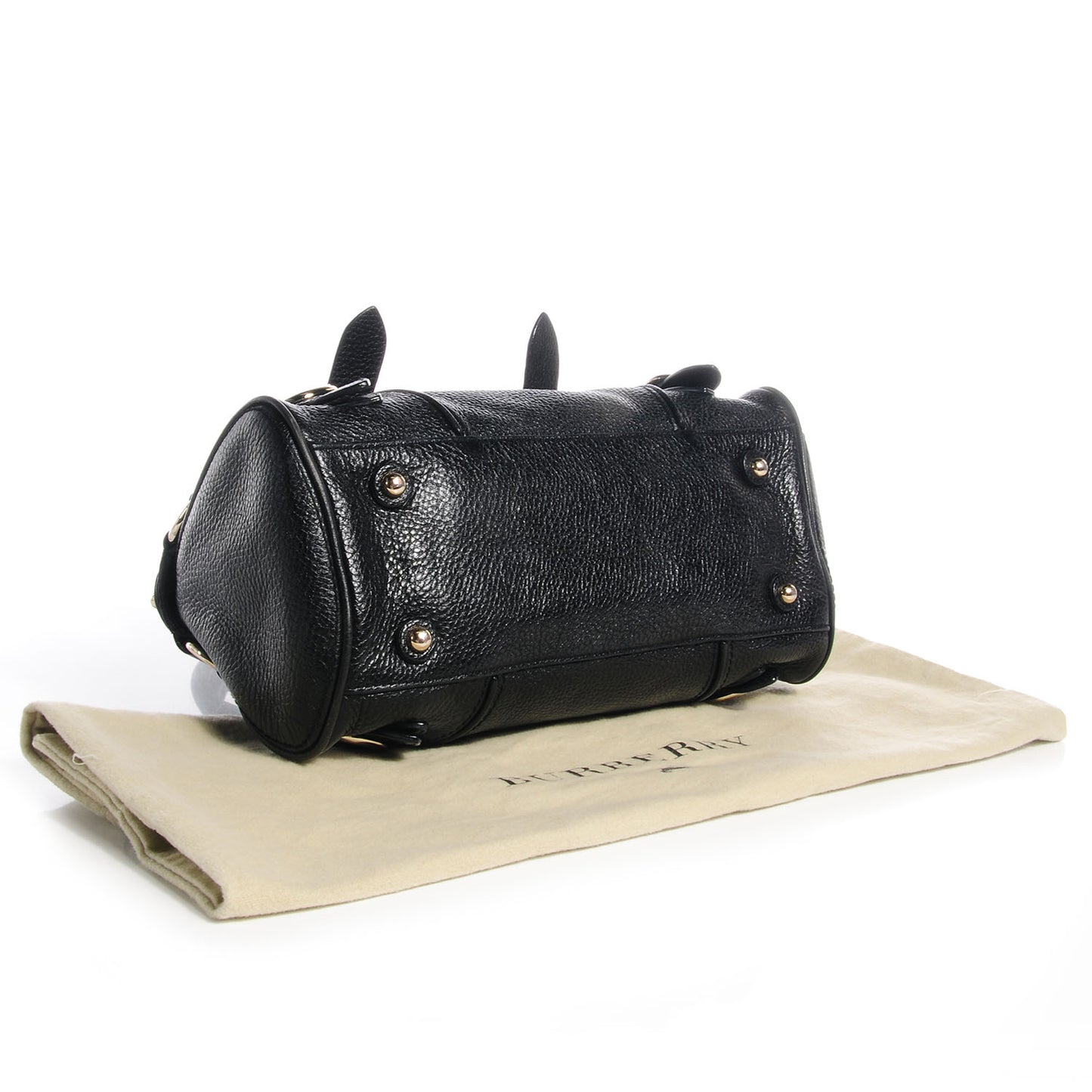 Signature Grain Small Bowler Black