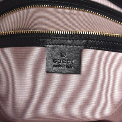 Gucci Suede Medium Arli Flap Shoulder Bag Blue Ink Black 6 of 12