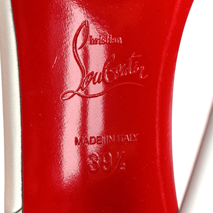 Christian Louboutin Nappa Loubi Girl 100 Sandals 39.5 White 6 of 7