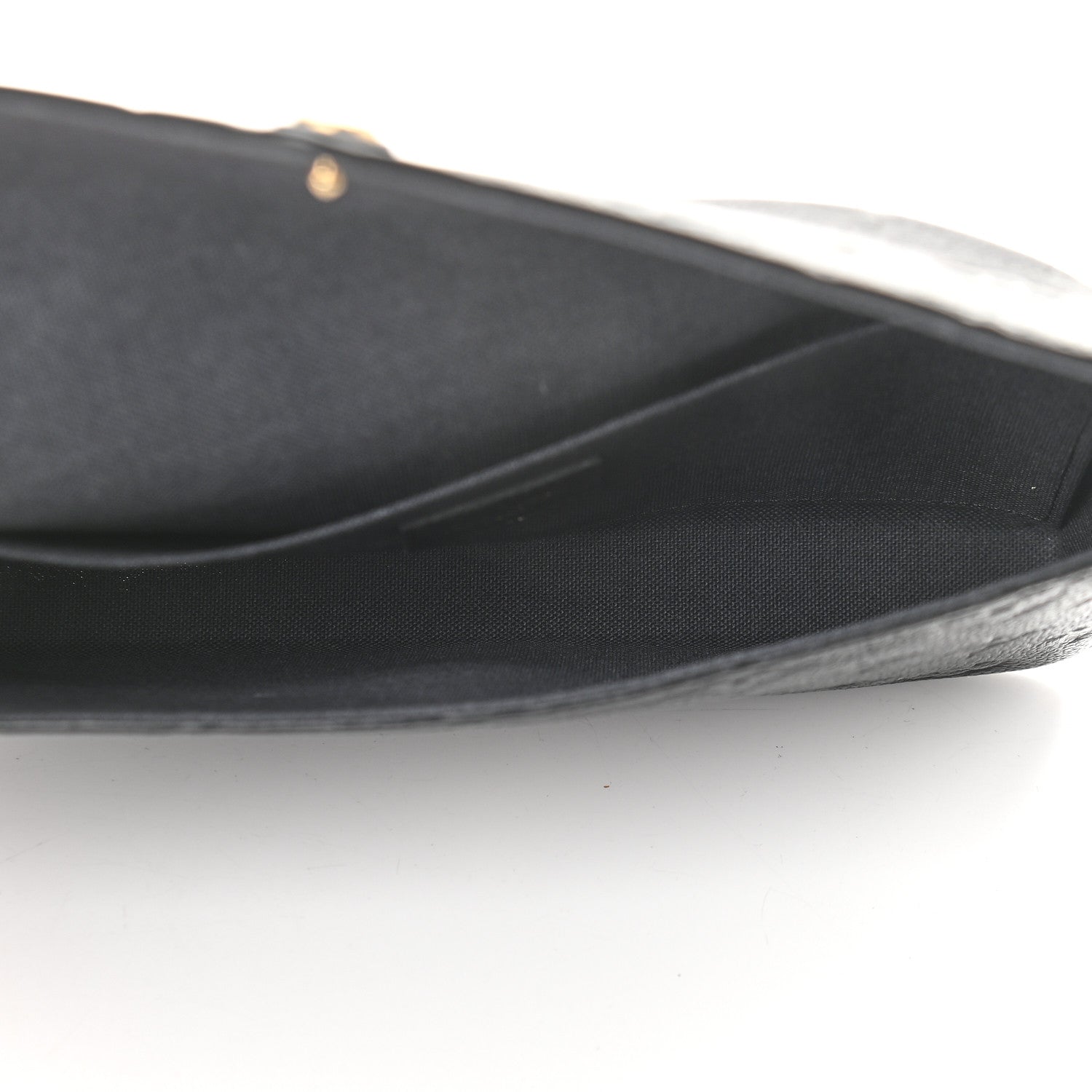 Louis Vuitton Empreinte Pochette Felicie Chain Wallet Black 6 of 14