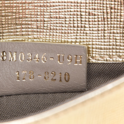 Fendi Vitello Mirror Elite Tube Wallet on Chain Gold 7 of 12