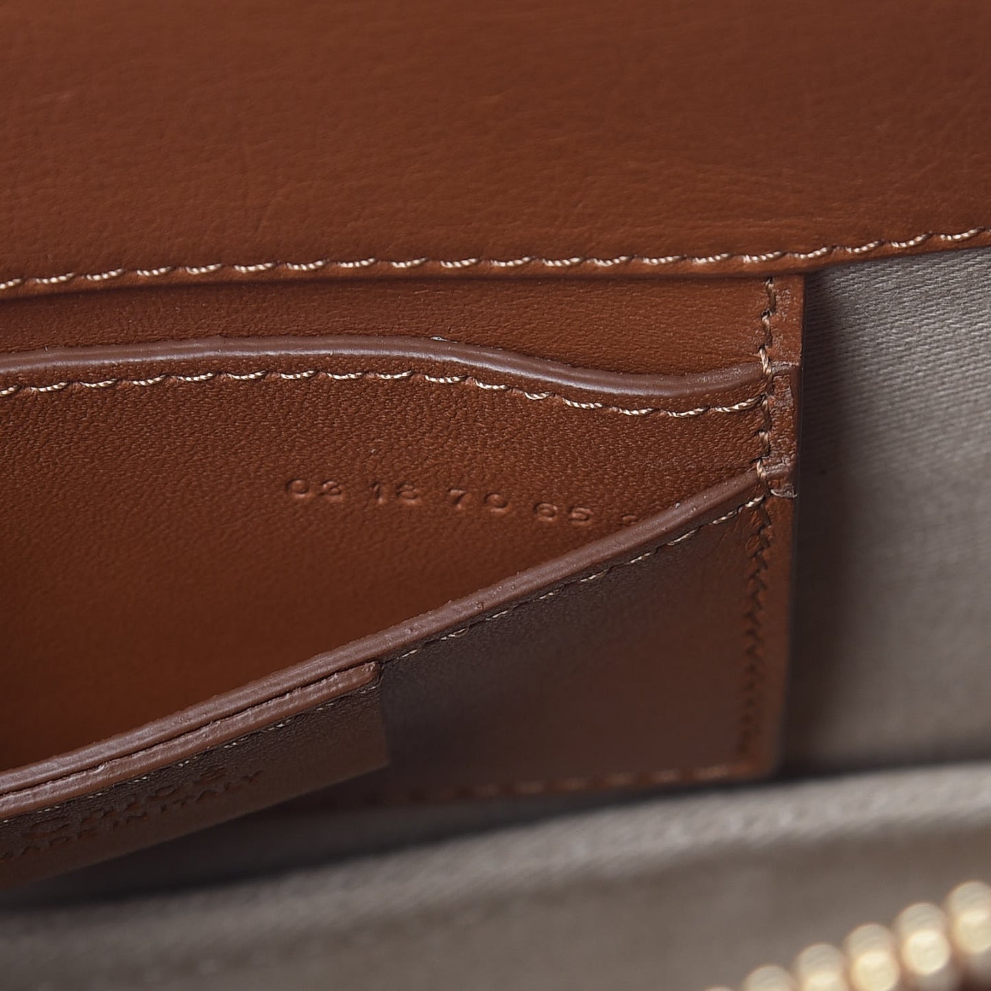 Calfskin Suede Small Roy Bag Caramel