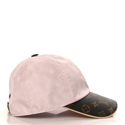 Louis Vuitton Polyester Silk Monogram LV Get Ready Cap M Pink 5 of 8